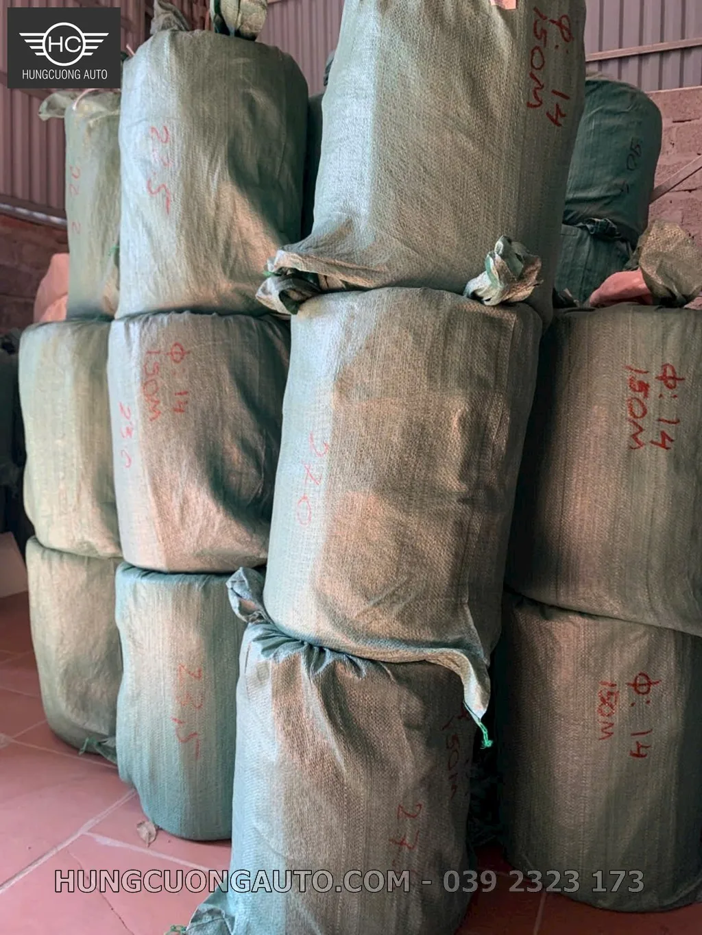 Cuộn Dây dù Phi 14 và cấu trúc bện thực tế