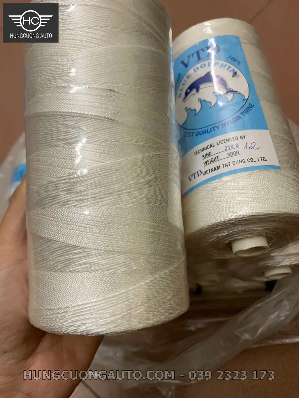 Cuộn sợi polyester dùng gia công dây cường lực