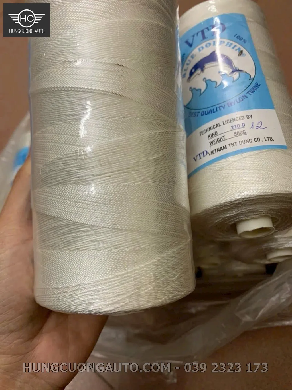 Sợi polyester trắng dùng sản xuất dây kỹ thuật