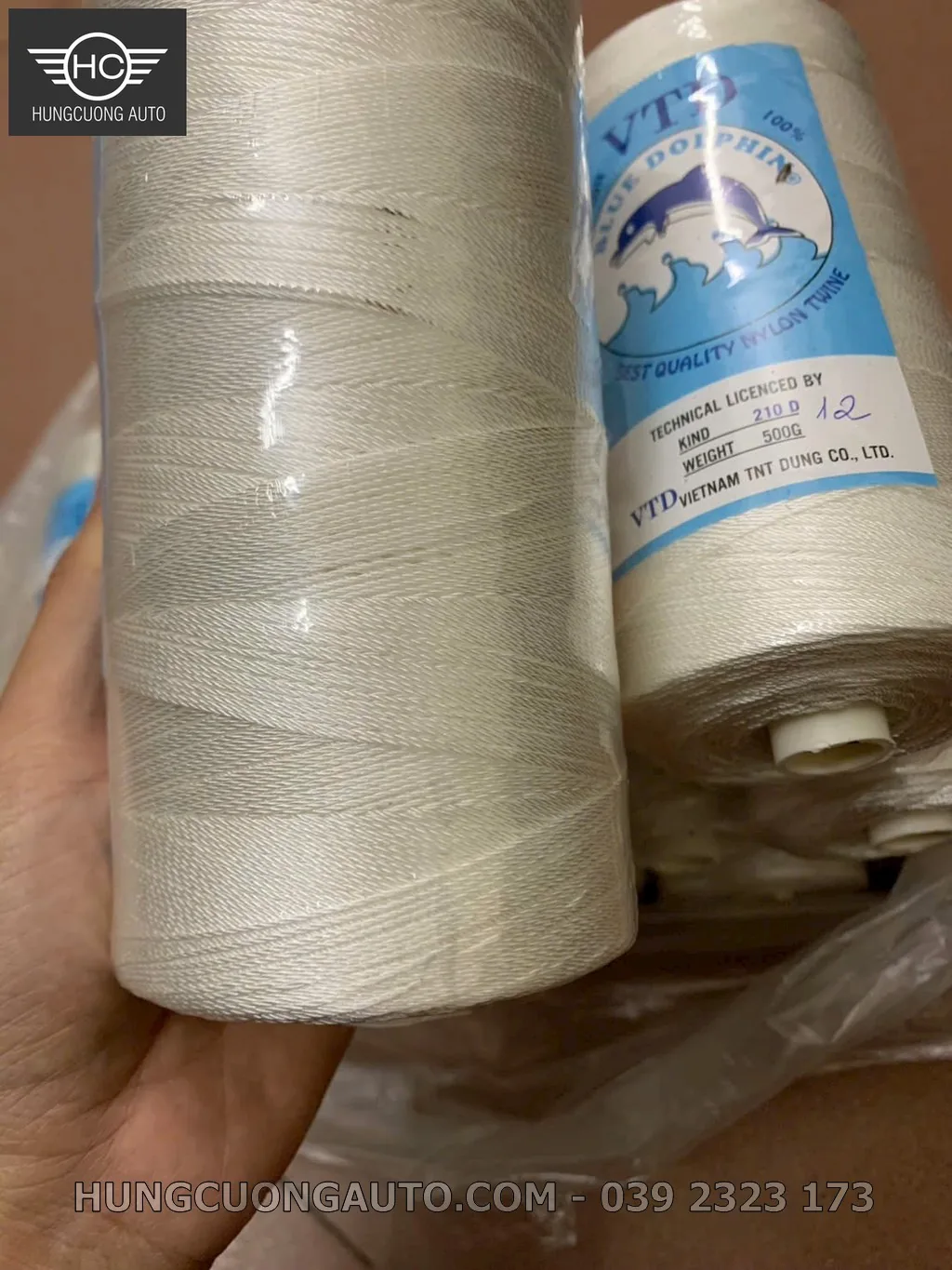 Dây dù được đóng gói sẵn sàng giao hàng toàn quốc, phù hợp nội dung “Báo Giá Dây Dù Số Lượng Lớn Từ 10km Cho Dự Án”