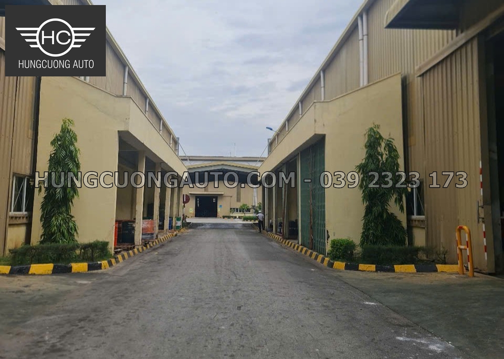 Hiện trạng công trình mái che di động khung giàn tại Nhà máy Hoa Sen Nghệ An