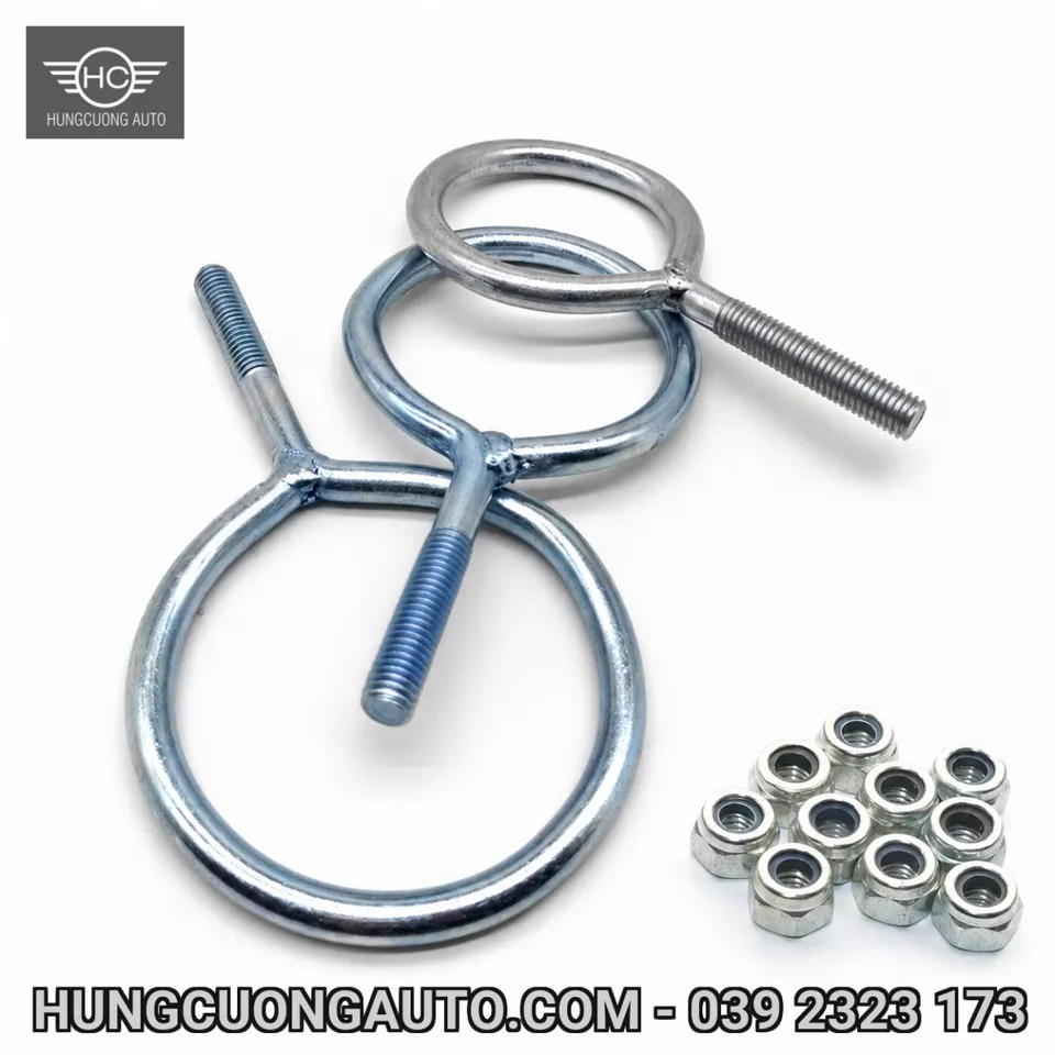 Vòng thép kèm ốc ty ren 65×60