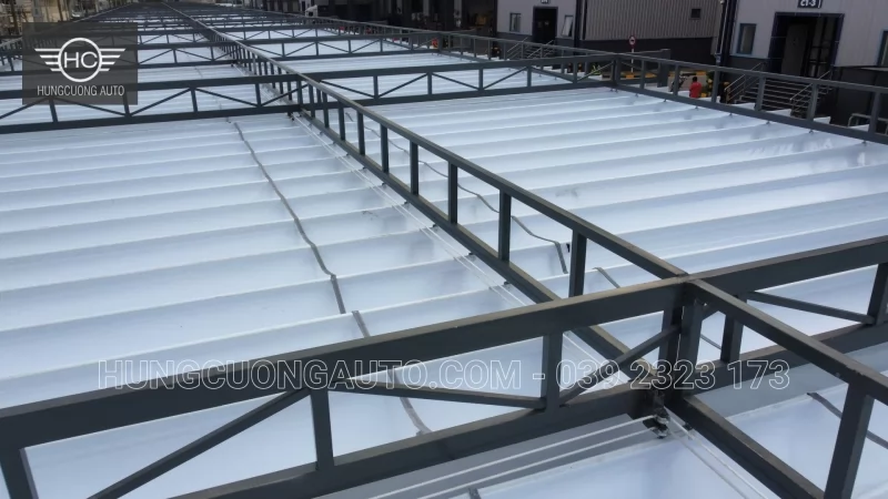 Mái bạt nhà để xe Cty BW Industrial Bắc Ninh - Lắp đặt tại công trình, Khu công nghiệp Yên Phong mở rộng, xã Tam Đa, tỉnh Bắc Ninh, 2026-10-15 - ảnh 2