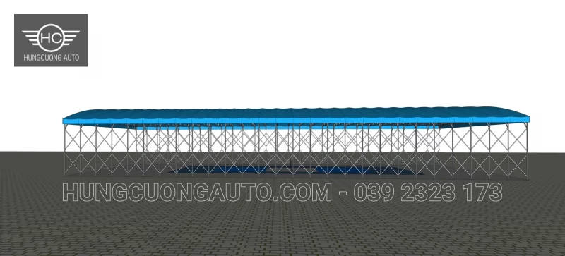ngày 14/10/2026: Tiếp nhận yêu cầu từ khách hàng anh Huy về mái khung giàn di động, kích thước ngang 17,5 m × dài 32 m, cao 4,1 m, diện tích mặt bằng khoảng 560 m² - Thiết kế, Bắc Ninh, 2026-10-14 - ảnh 7