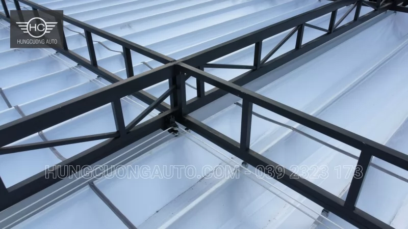 Mái bạt nhà để xe Cty BW Industrial Bắc Ninh - Lắp đặt tại công trình, Khu công nghiệp Yên Phong mở rộng, xã Tam Đa, tỉnh Bắc Ninh, 2026-10-15 - ảnh 3