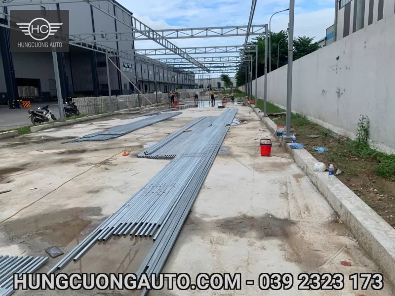 Thi công Mái bạt nhà để xe Cty BW Industrial Bắc Ninh — Thi công lắp đặt bạt, 05/10/2026 — ảnh 7