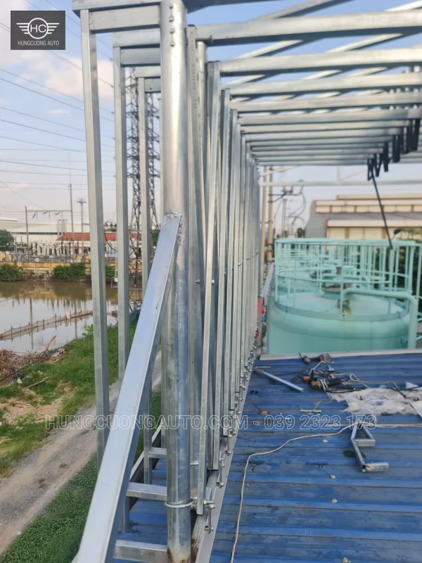 Mái khung giàn, vòm di động nhà máy nhựa Á Đông - Lắp đặt tại công trình, KCN Yên Mỹ, Hưng Yên, 2026-10-24 - ảnh 8