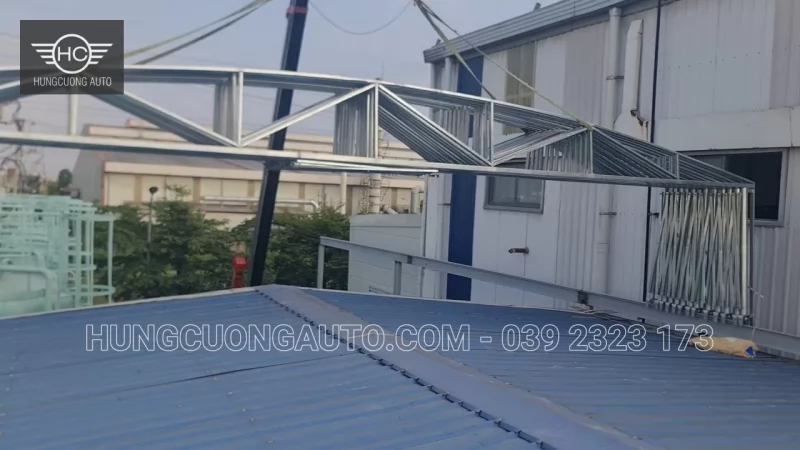 Mái khung giàn, vòm di động nhà máy nhựa Á Đông - Lắp đặt tại công trình, KCN Yên Mỹ, Hưng Yên, 2026-10-16 - ảnh 38