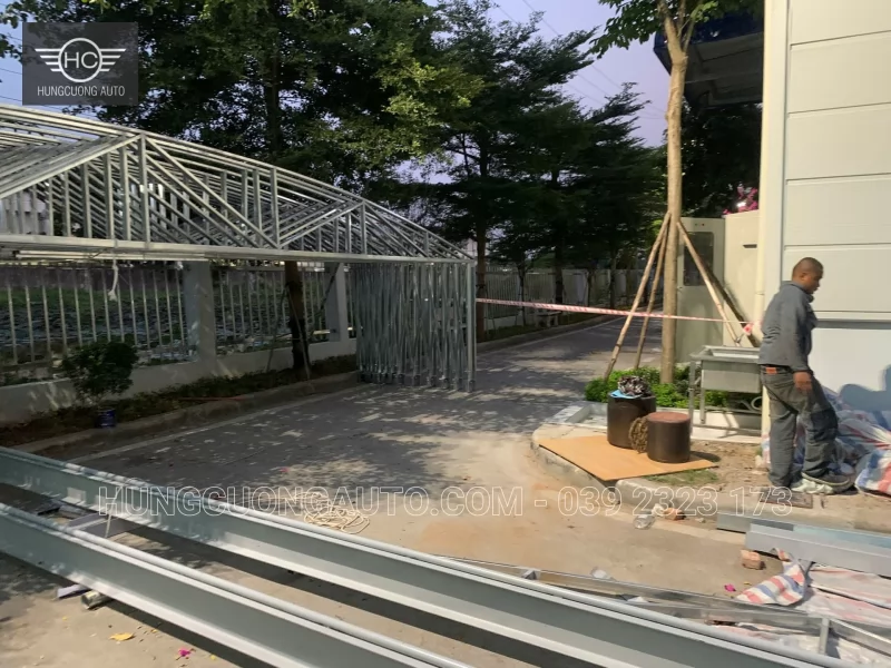 Mái khung giàn, vòm di động nhà máy nhựa Á Đông - Lắp đặt tại công trình, KCN Yên Mỹ, Hưng Yên, 2026-10-15 - ảnh 1