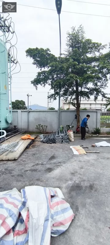 Mái khung giàn, vòm di động nhà máy nhựa Á Đông - Lắp đặt tại công trình, KCN Yên Mỹ, Hưng Yên, 2026-10-10 - ảnh 8