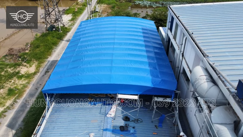 Mái khung giàn, vòm di động nhà máy nhựa Á Đông - Lắp đặt tại công trình, KCN Yên Mỹ, Hưng Yên, 2026-10-25 - ảnh 8