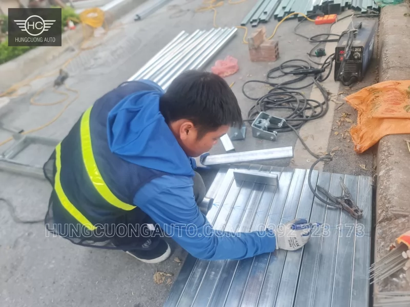 Mái khung giàn, vòm di động nhà máy nhựa Á Đông — Lắp đặt tại công trình, 06/10/2026 — ảnh 3