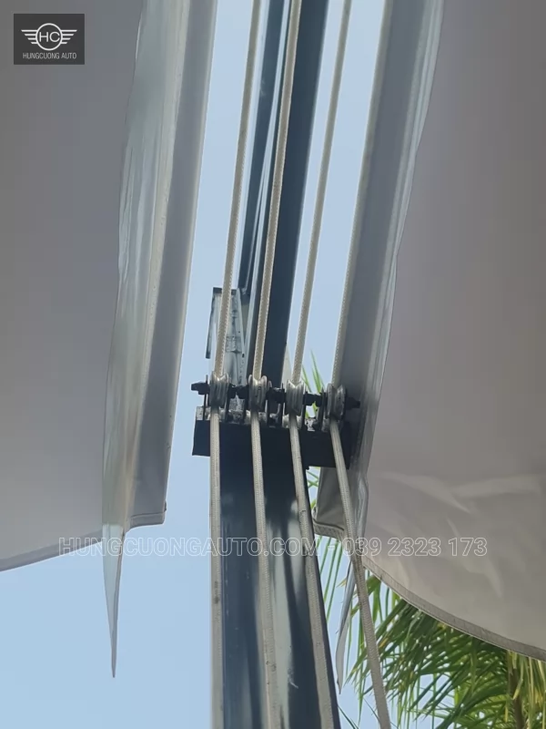 Mái bạt nhà để xe Cty BW Industrial Bắc Ninh - Lắp đặt tại công trình, Khu công nghiệp Yên Phong mở rộng, xã Tam Đa, tỉnh Bắc Ninh, 2026-10-16 - ảnh 5