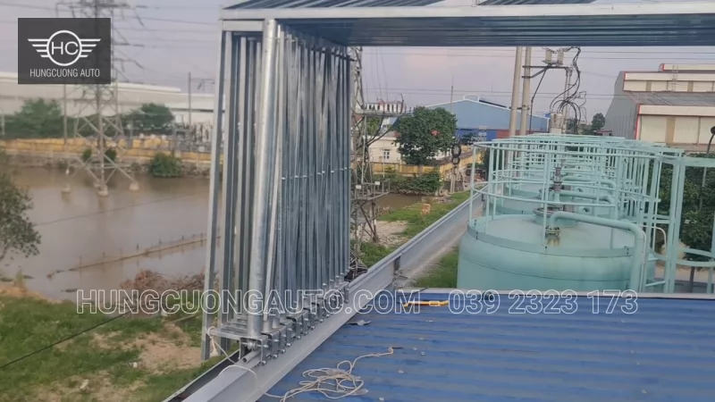 Mái khung giàn, vòm di động nhà máy nhựa Á Đông - Lắp đặt tại công trình, KCN Yên Mỹ, Hưng Yên, 2026-10-16 - ảnh 39