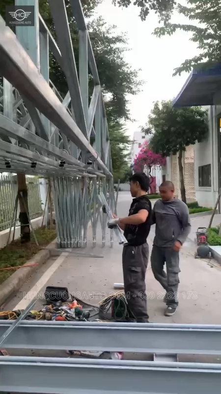 Mái khung giàn, vòm di động nhà máy nhựa Á Đông - Lắp đặt tại công trình, KCN Yên Mỹ, Hưng Yên, 2026-10-15 - ảnh 5