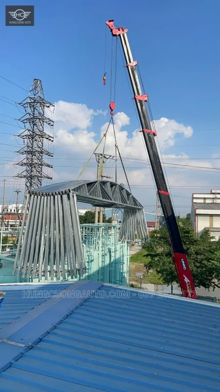 Mái khung giàn, vòm di động nhà máy nhựa Á Đông - Lắp đặt tại công trình, KCN Yên Mỹ, Hưng Yên, 2026-10-16 - ảnh 24