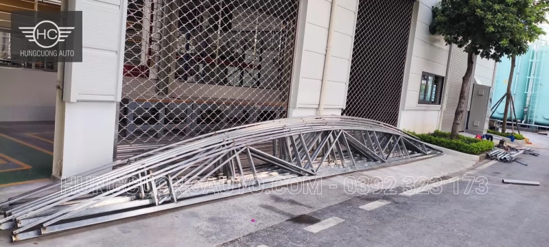 Mái khung giàn, vòm di động nhà máy nhựa Á Đông - Lắp đặt tại công trình, KCN Yên Mỹ, Hưng Yên, 2026-10-07 - ảnh 1