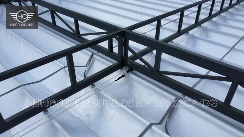 Mái bạt nhà để xe Cty BW Industrial Bắc Ninh - Lắp đặt tại công trình, Khu công nghiệp Yên Phong mở rộng, xã Tam Đa, tỉnh Bắc Ninh, 2026-10-15 - ảnh 4