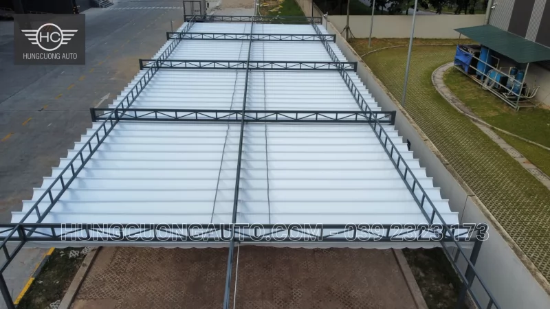 Mái bạt nhà để xe Cty BW Industrial Bắc Ninh - Lắp đặt tại công trình, Khu công nghiệp Yên Phong mở rộng, xã Tam Đa, tỉnh Bắc Ninh, 2026-10-15 - ảnh 5