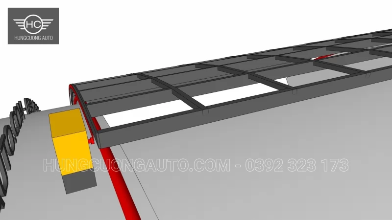 mái che di động policaponat 6x6m2 vòm cong - Thiết kế, Hà Nội, 2026-10-07 - ảnh 7
