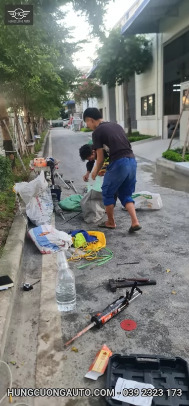 Mái khung giàn, vòm di động nhà máy nhựa Á Đông — Lắp đặt taib công trình, 05/10/2026 — ảnh 1