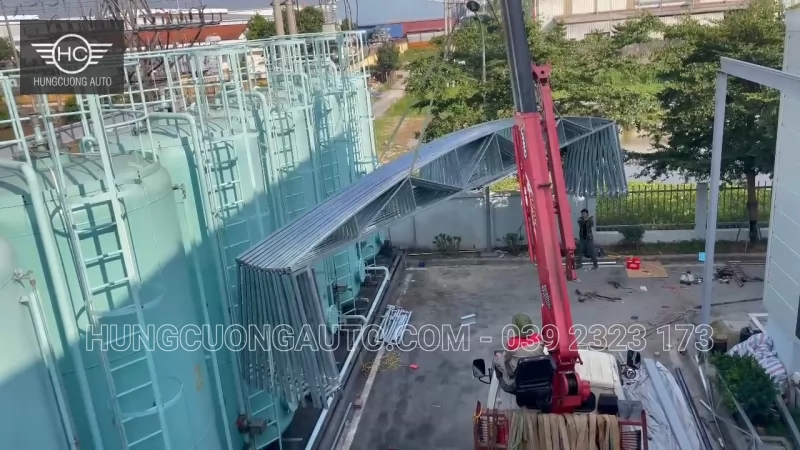 Mái khung giàn, vòm di động nhà máy nhựa Á Đông - Lắp đặt tại công trình, KCN Yên Mỹ, Hưng Yên, 2026-10-16 - ảnh 26
