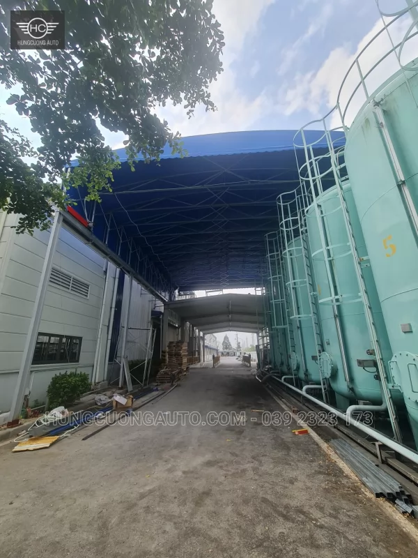 Mái khung giàn, vòm di động nhà máy nhựa Á Đông - Lắp đặt tại công trình, KCN Yên Mỹ, Hưng Yên, 2026-10-25 - ảnh 2