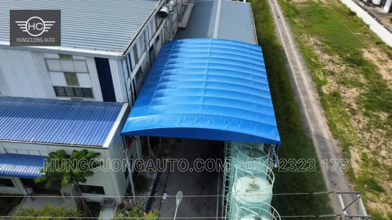 Mái khung giàn, vòm di động nhà máy nhựa Á Đông - Lắp đặt tại công trình, KCN Yên Mỹ, Hưng Yên, 2026-10-25 - ảnh 4