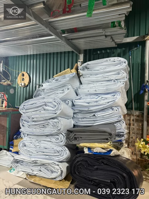 Thi công Mái bạt nhà để xe Cty BW Industrial Bắc Ninh — Gia công bạt, 05/10/2026 — ảnh 1
