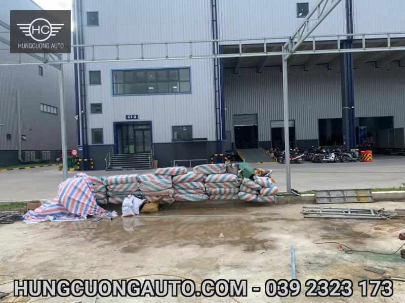 Thi công Mái bạt nhà để xe Cty BW Industrial Bắc Ninh — Thi công lắp đặt bạt, 05/10/2026 — ảnh 5