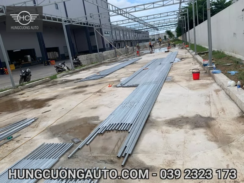 Thi công Mái bạt nhà để xe Cty BW Industrial Bắc Ninh — Thi công lắp đặt bạt, 05/10/2026 — ảnh 6