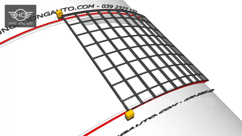mái che di động policaponat 6x6m2 vòm cong - Thiết kế, Hà Nội, 2026-10-07 - ảnh 9