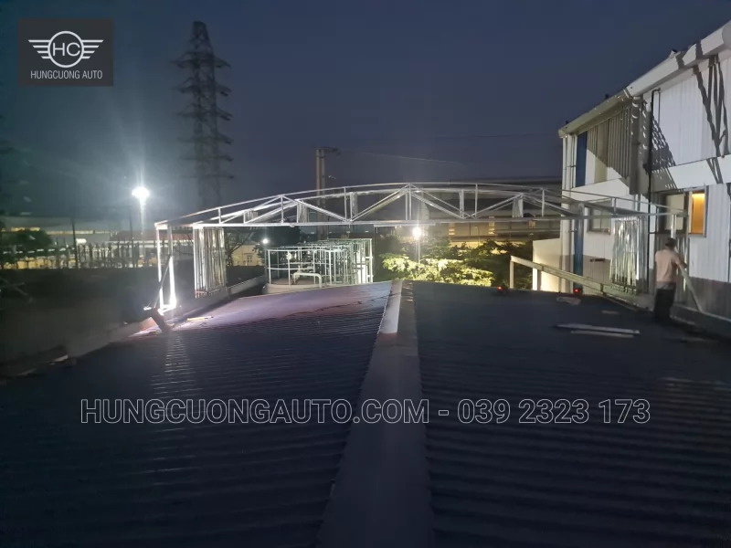 Mái khung giàn, vòm di động nhà máy nhựa Á Đông - Lắp đặt tại công trình, KCN Yên Mỹ, Hưng Yên, 2026-10-16 - ảnh 31