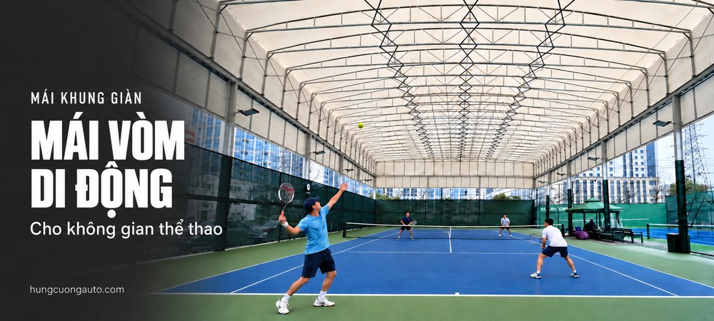 Mái che di động khung giàn