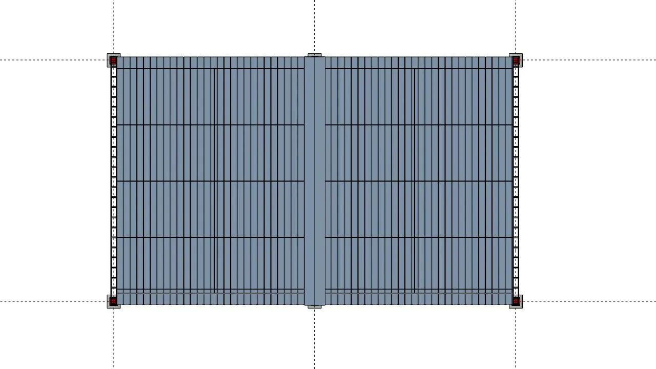 Chi tiết bố trí hệ mái xếp 18×30 m trong hồ sơ thiết kế - hình 5