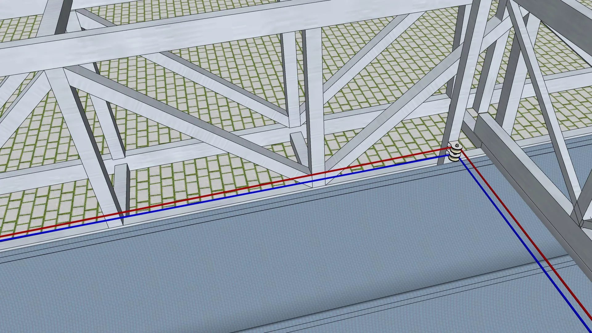 Chi tiết bố trí hệ mái xếp 18×30 m trong hồ sơ thiết kế - hình 6